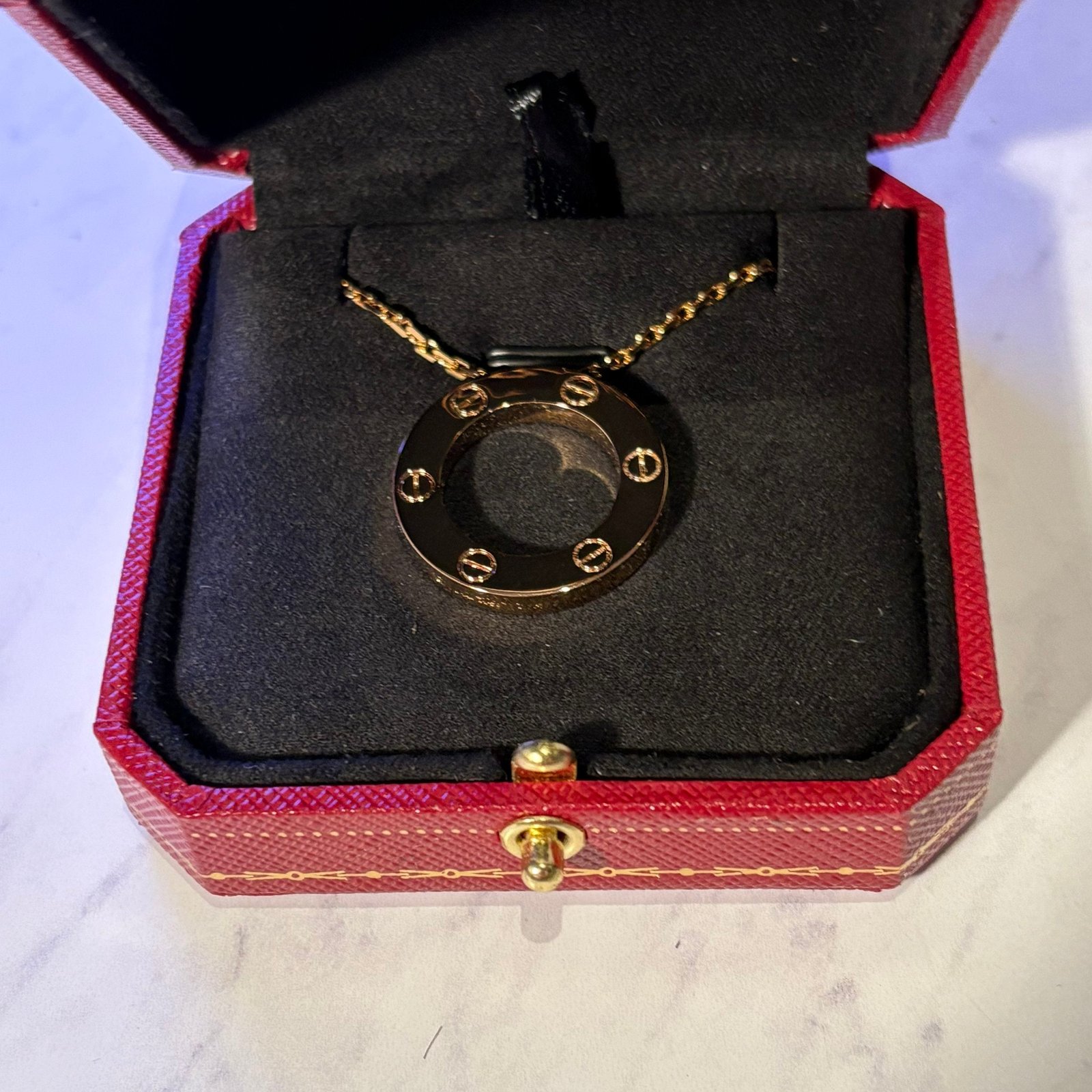 CARTIER LOVE NECKLACES (3 COLOURS) - Image 10