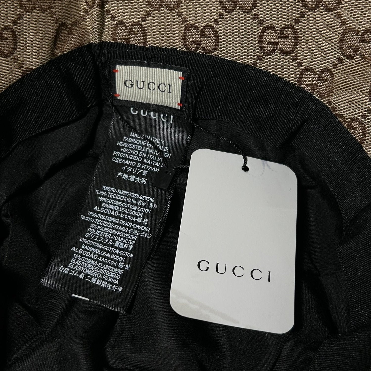 GUCCI GG CANVAS BUCKET HAT - Image 3