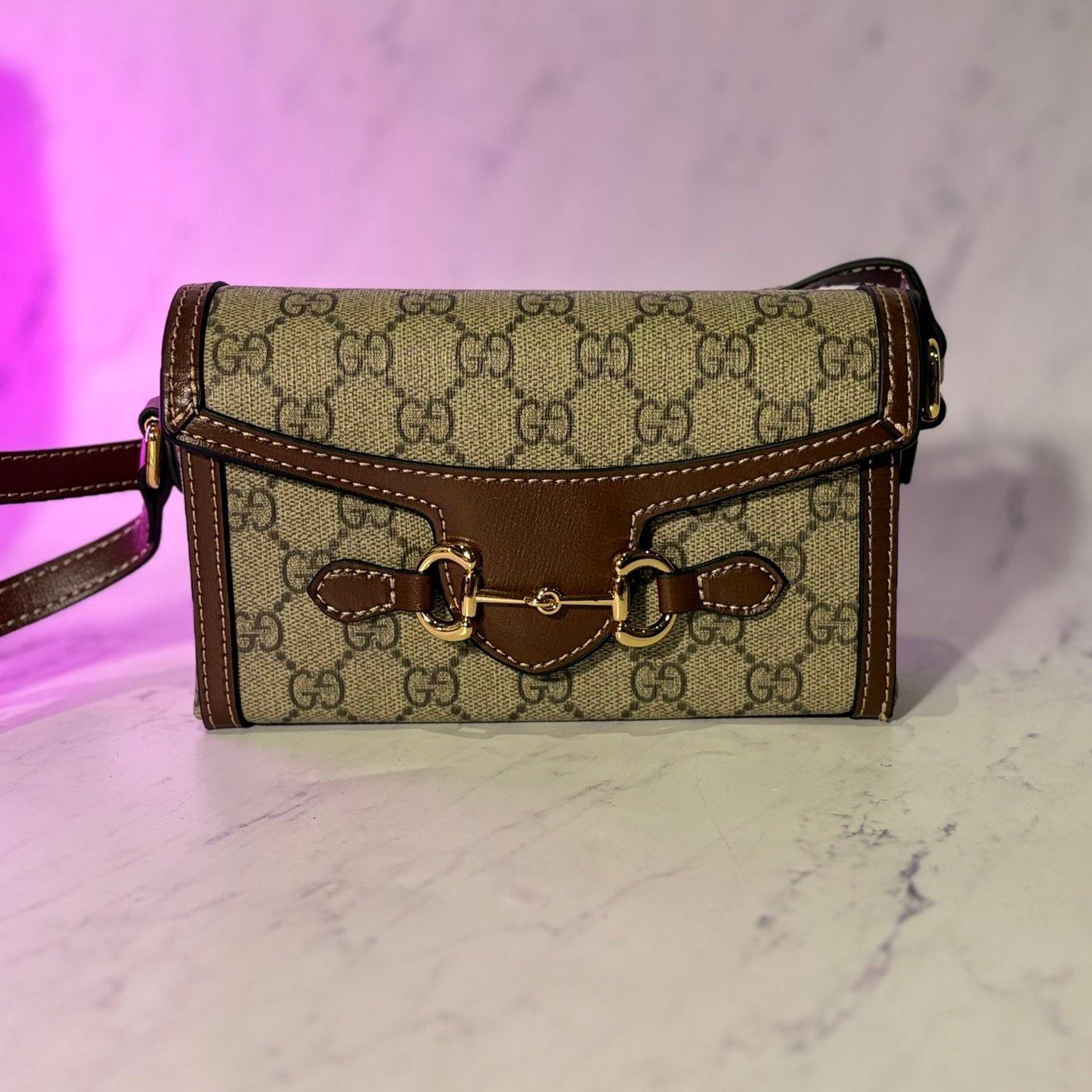 GUCCI HANDBAG HORSEBIT 1955 - Image 2