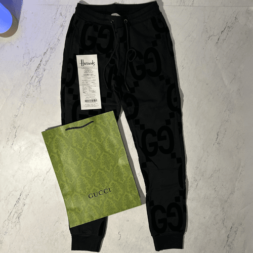 GUCCI MONOGRAM PATTERN JOGGERS (SIZE M-XL) - Image 2