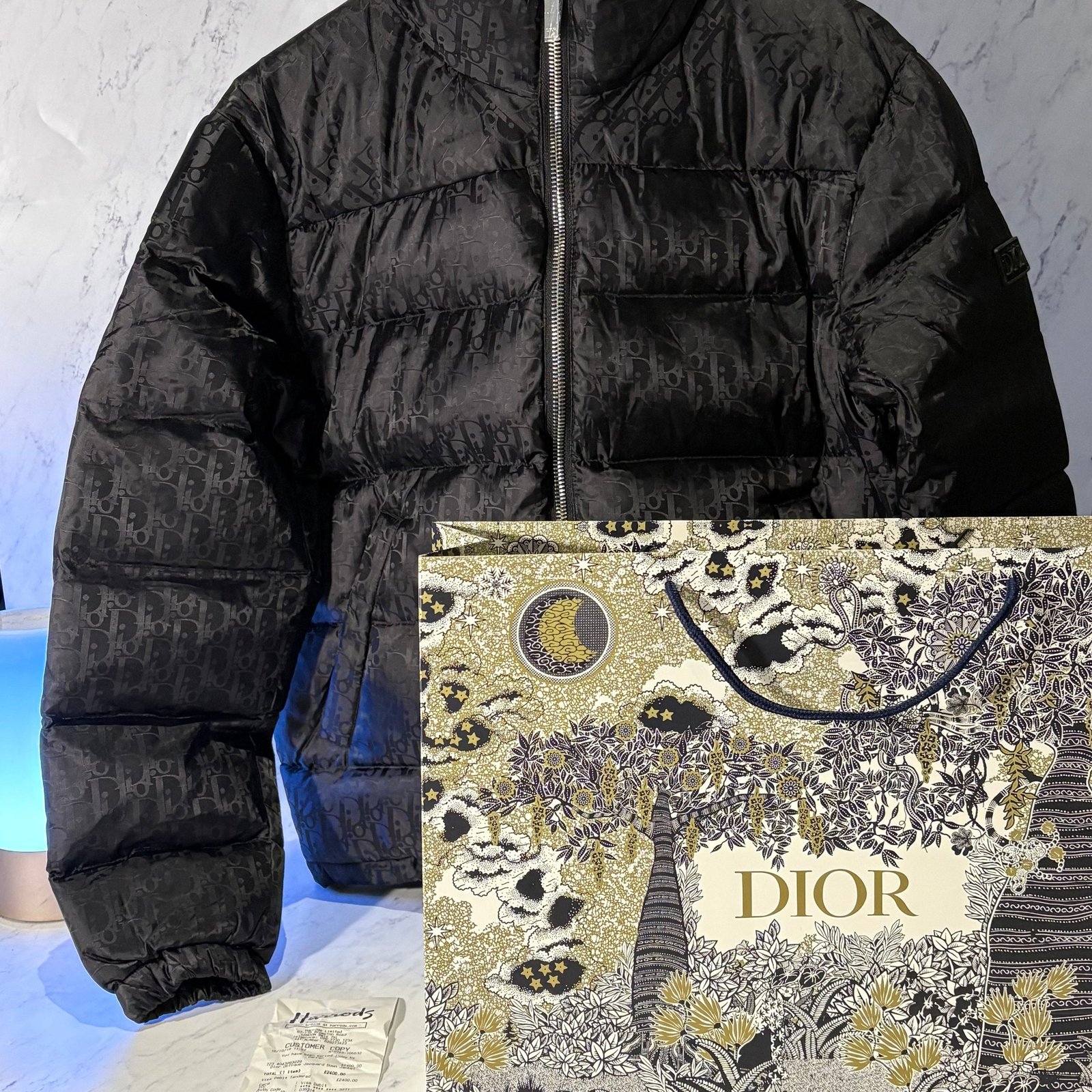 DIOR PUFFER JACKET (SIZE S-XL) - Image 6