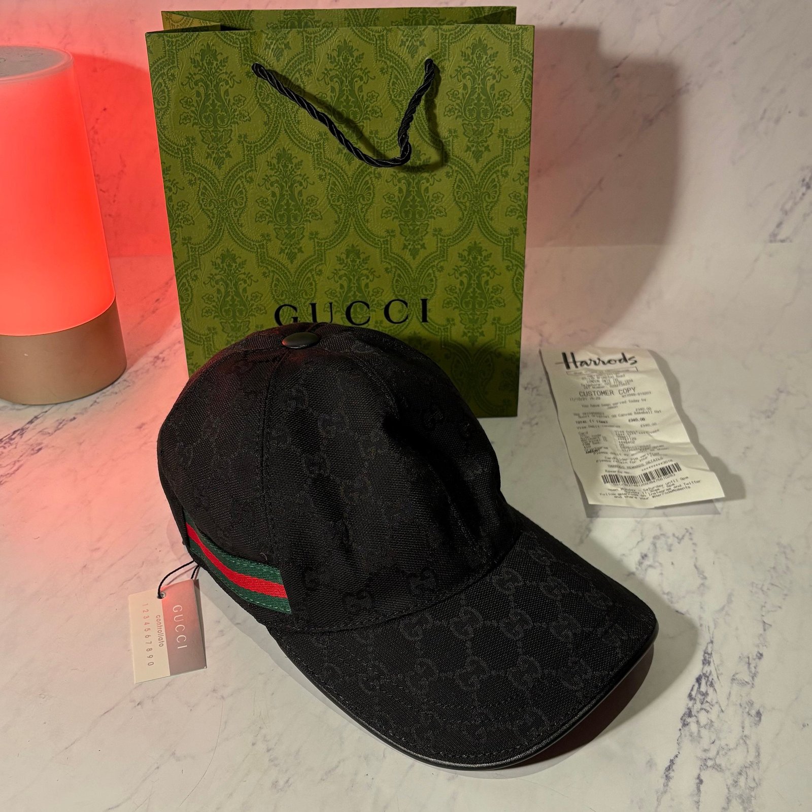GUCCI CAP GG CANVAS - Image 6