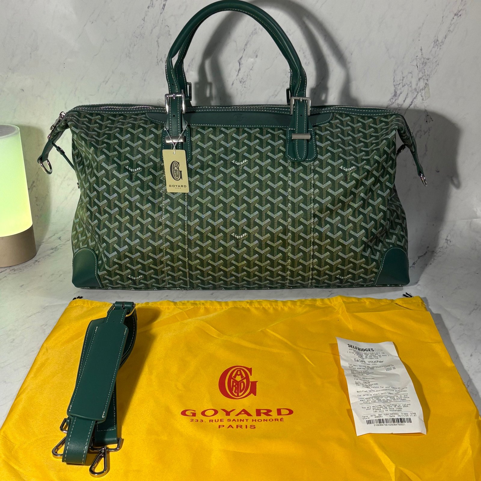 GOYARD BOWLING 55 DUFFLE BAG (4 COLOURS) - Image 15