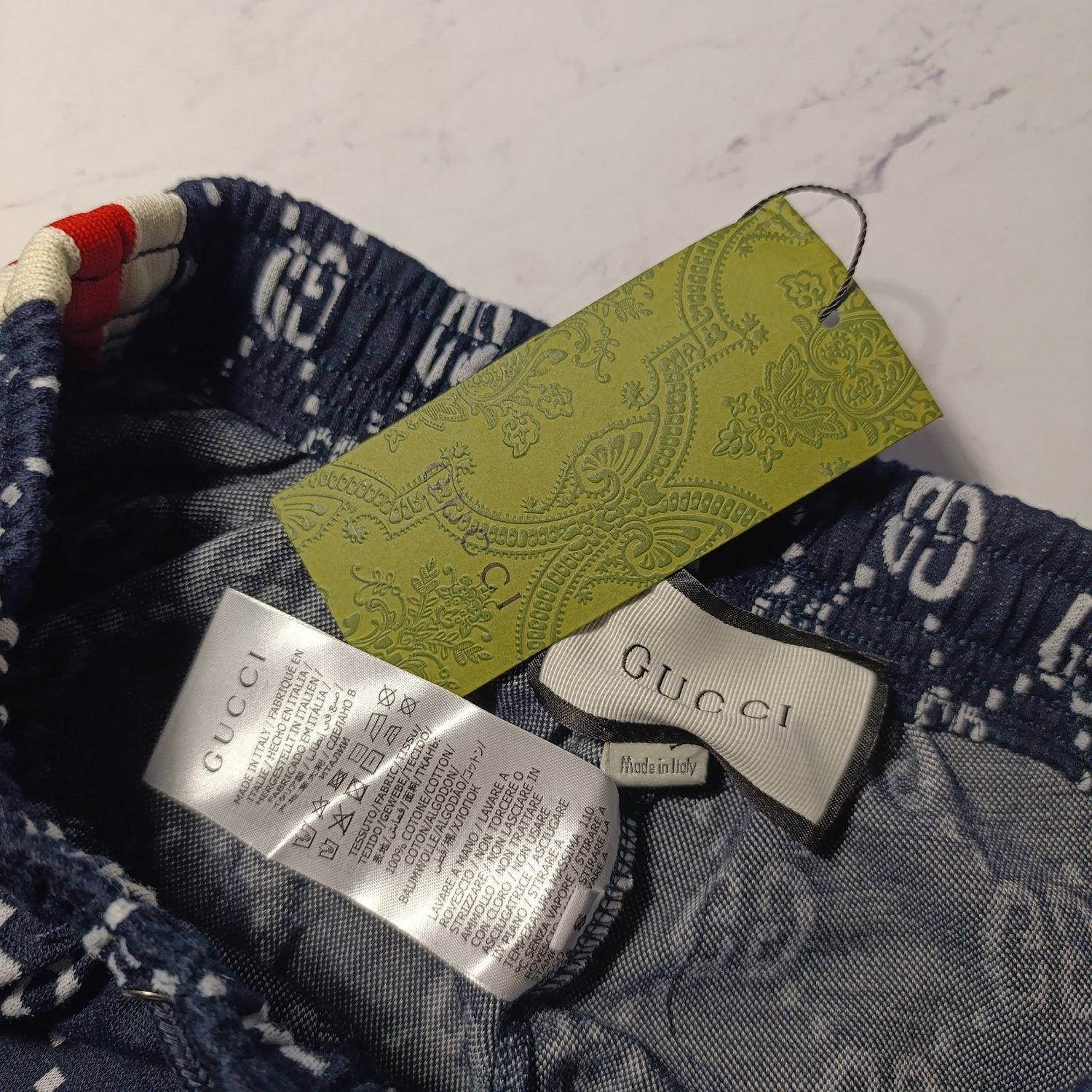 GUCCI GG JACQUARD SHORTS (SIZE S-XL) - Image 4