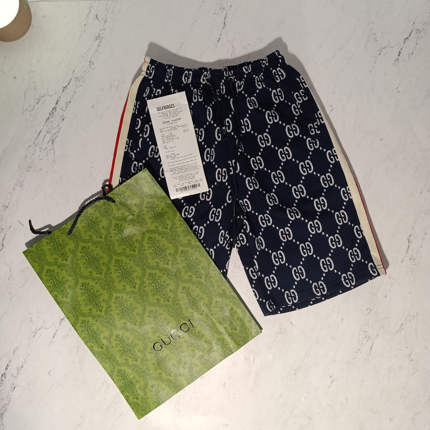 GUCCI GG JACQUARD SHORTS (SIZE S-XL)