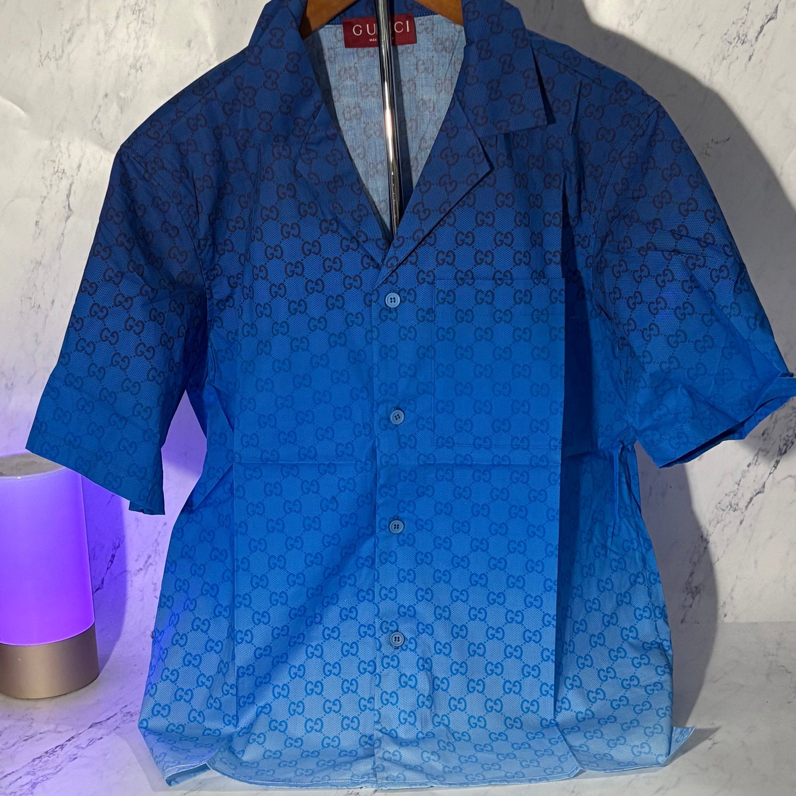 GUCCI GRADIENT BLUE SHIRT (SIZE S-XL) - Image 6