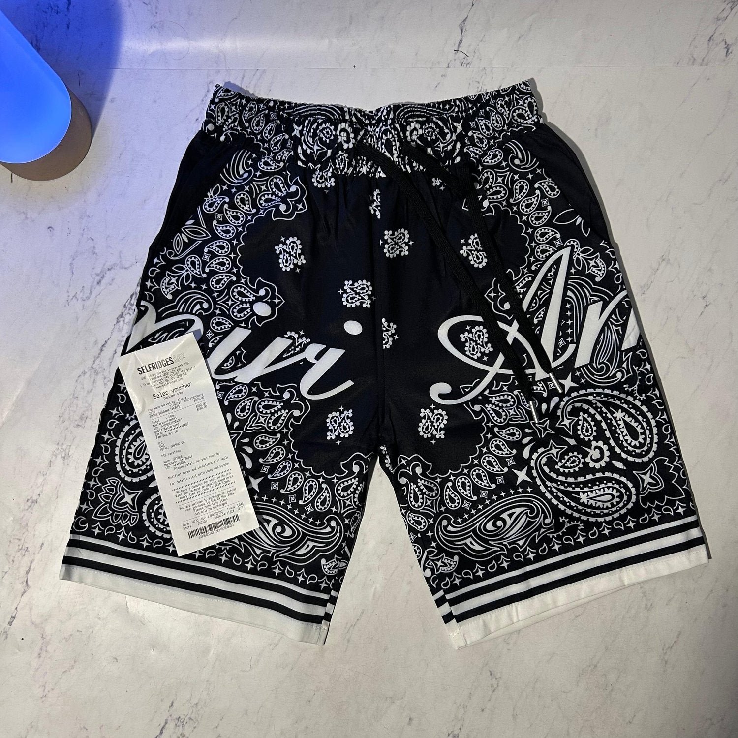 AMIRI BANDANA SHORTS (SIZE M-XL)
