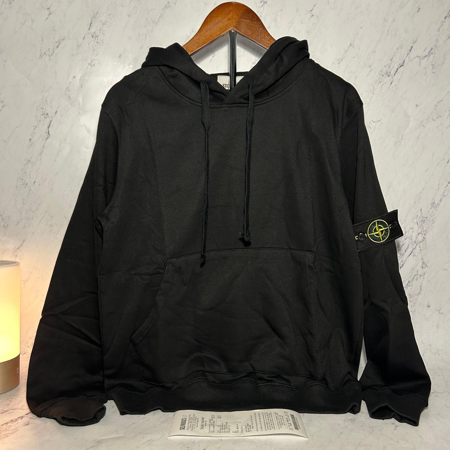 STONE ISLAND COMPASS PATCH HOODIE (SIZE M-XL)