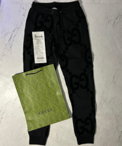 GUCCI MONOGRAM PATTERN JOGGERS (SIZE M-XL)