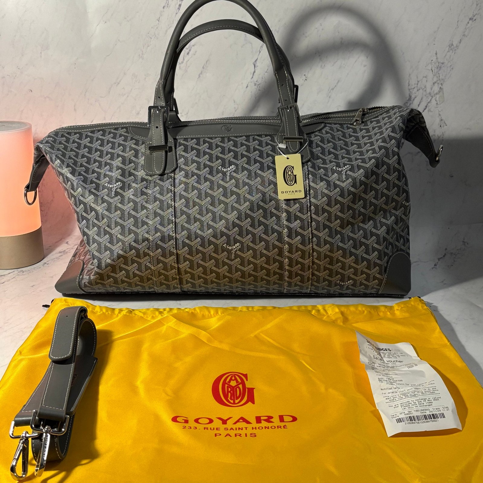 GOYARD BOWLING 55 DUFFLE BAG (4 COLOURS) - Image 6