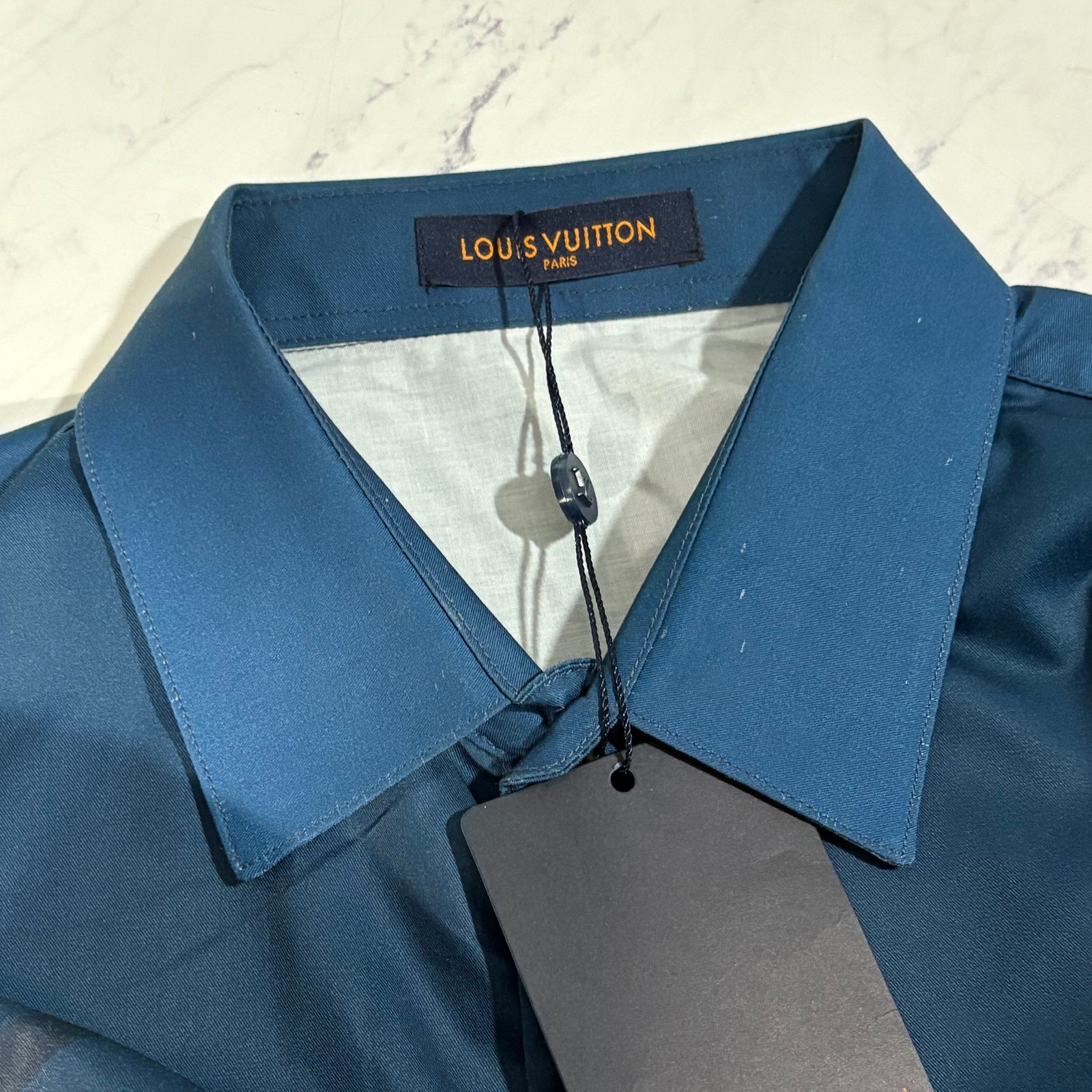 LV MONOGRAM BLUE SHIRT (SIZE M-XL) - Image 6