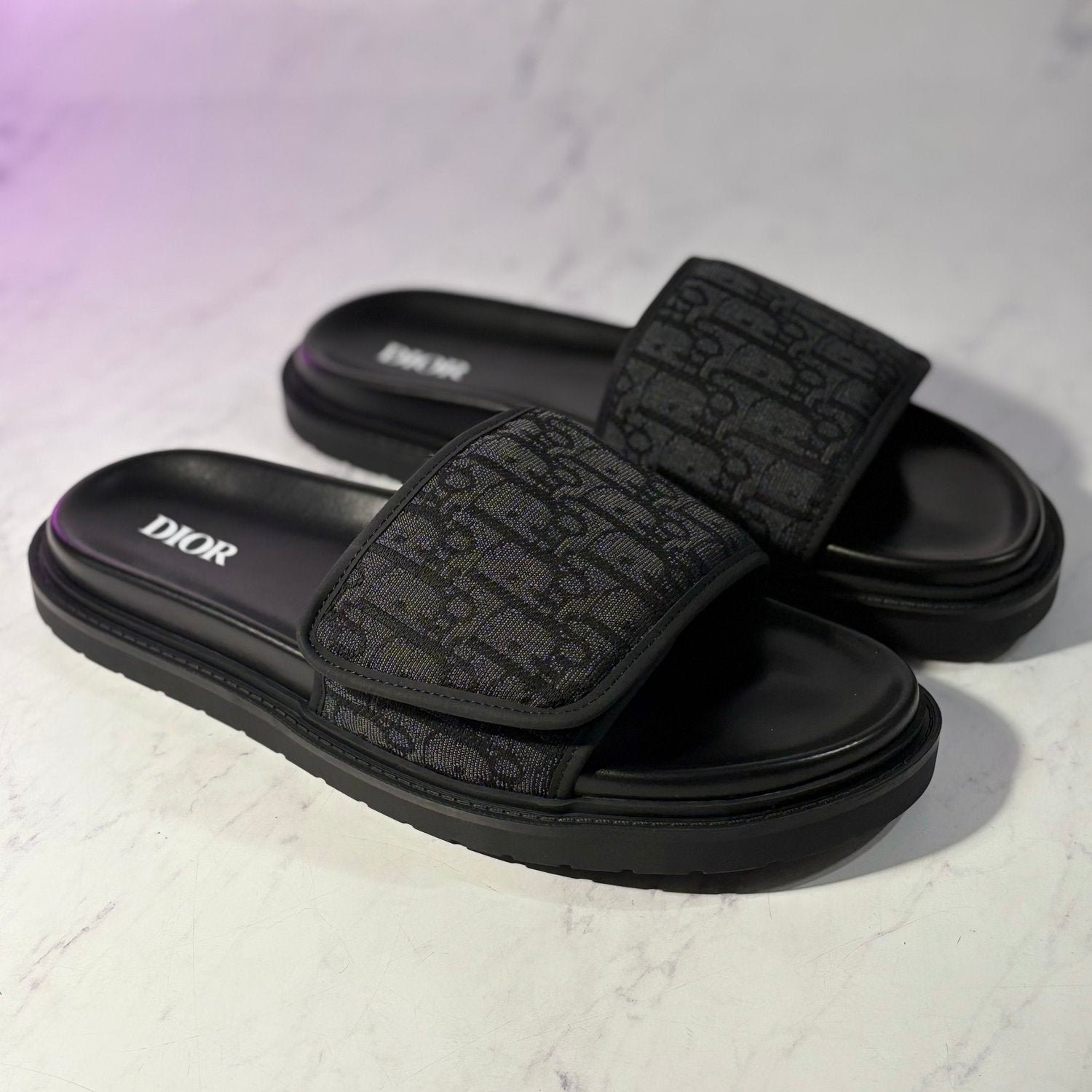 DIOR AQUA SLIDERS (SIZE 8-11 UK) - Image 4