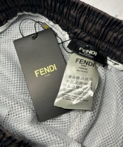 Alternative view of FENDI BROWN FF SHORTS (SIZE M-XL)
