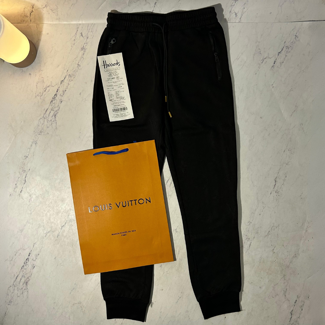 LV MONOGRAM FLEECE JOGGERS (SIZE M-XL)
