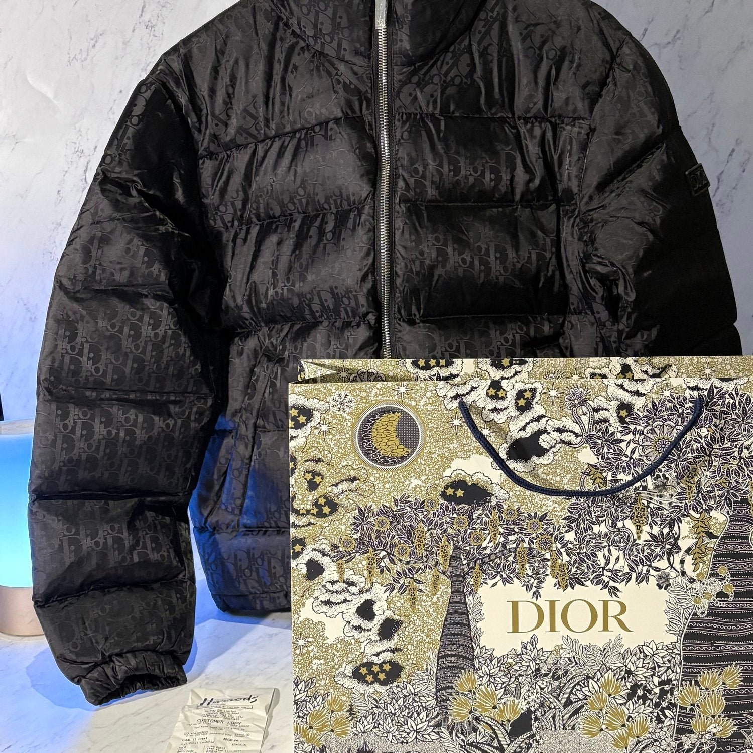 DIOR PUFFER JACKET (SIZE S-XL)