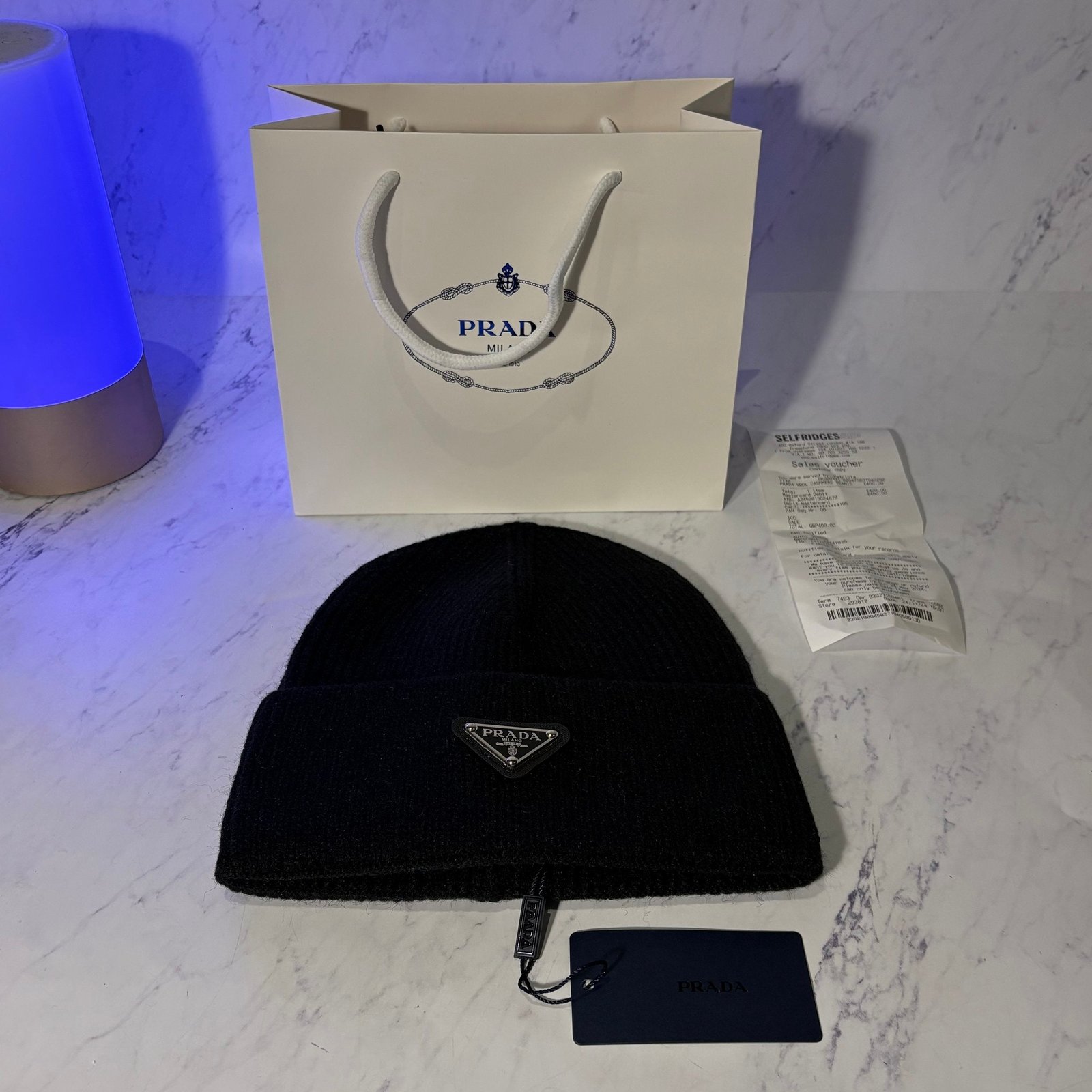 PRADA BEANIE LOGO - Image 3