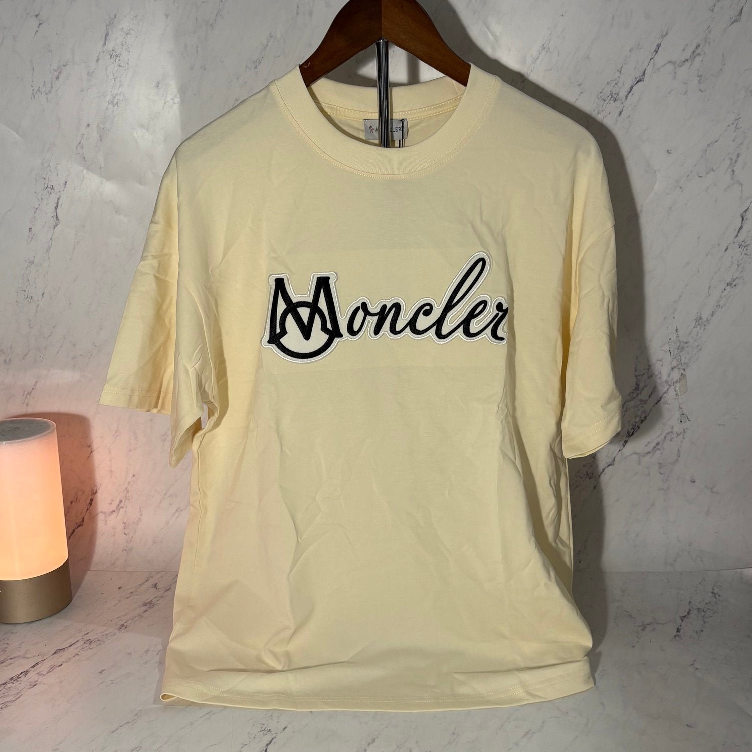 MONCLER VARSITY LOGO T-SHIRT (SIZE XS-L) - Image 2