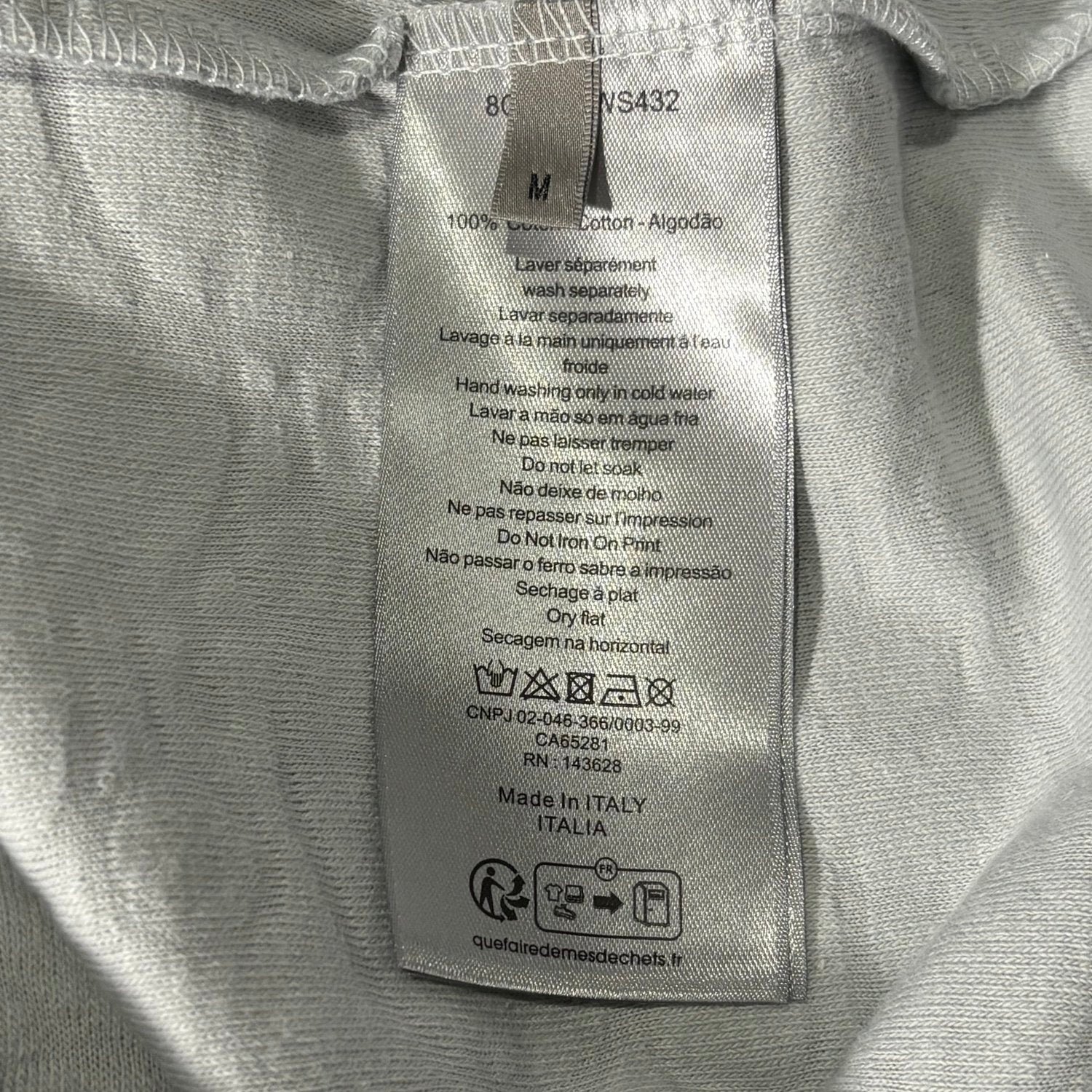 DIOR OBLIQUE T-SHIRT (GREY SIZE S-XL) - Image 6