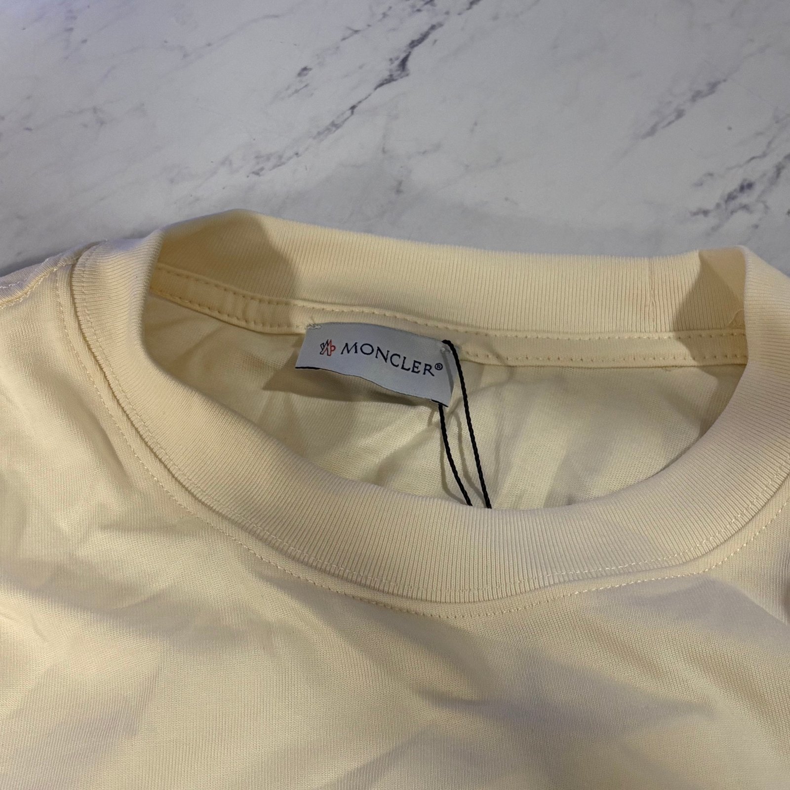 MONCLER VARSITY LOGO T-SHIRT (SIZE XS-L) - Image 8