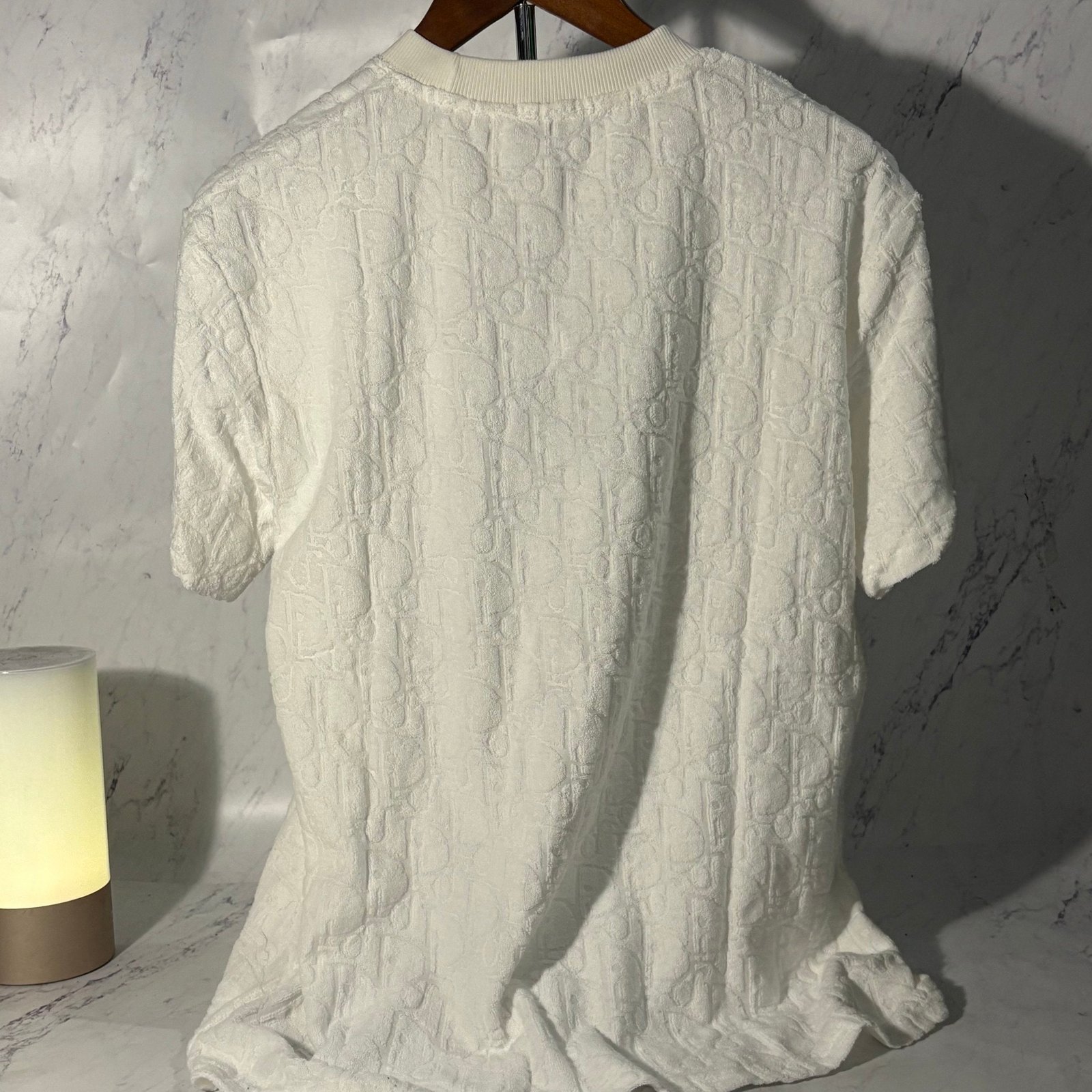 DIOR OBLIQUE T-SHIRT (WHITE SIZE S-XL) - Image 3