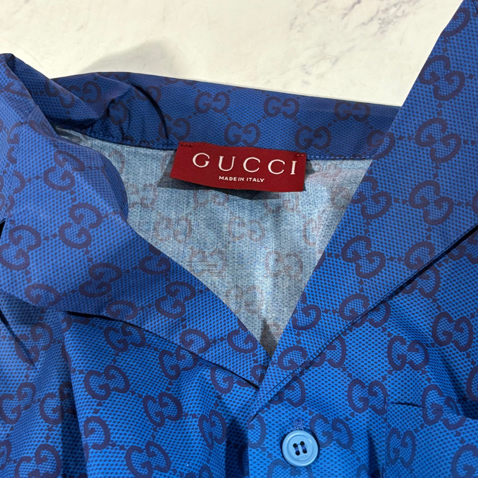 GUCCI GRADIENT BLUE SHIRT (SIZE S-XL) - Image 7