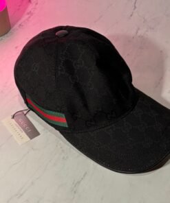 Alternative view of GUCCI CAP GG CANVAS