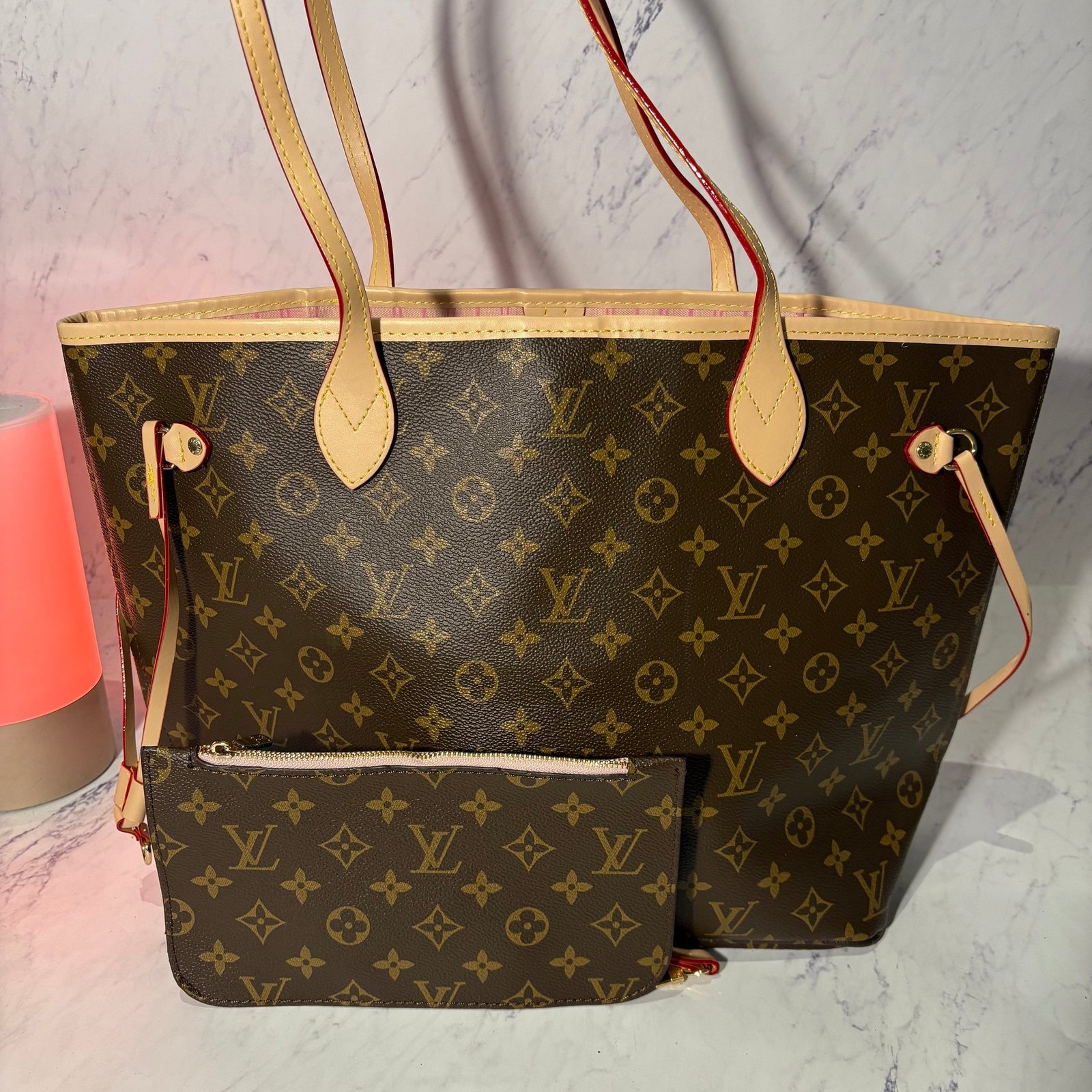 LV TOTE BAG BROWN MONOGRAM - Image 8
