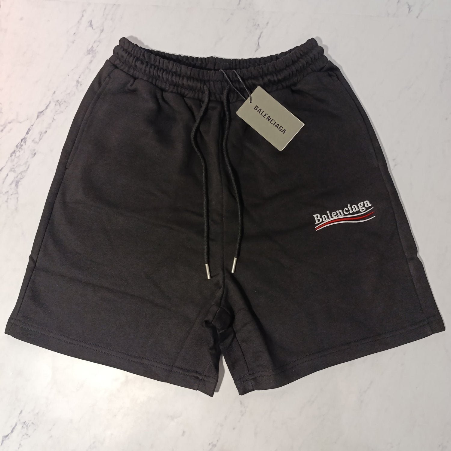 BALENCIAGA POLITICAL CAMPAIGN SHORTS (SIZE M-XL) - Image 4