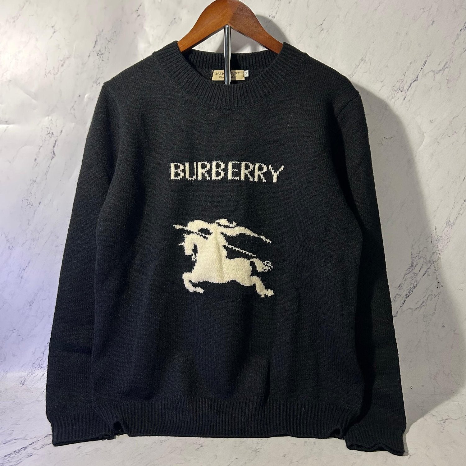 BURBERRY EKD WOOL CASHMERE SWEATER (SIZE S-XL) - Image 2