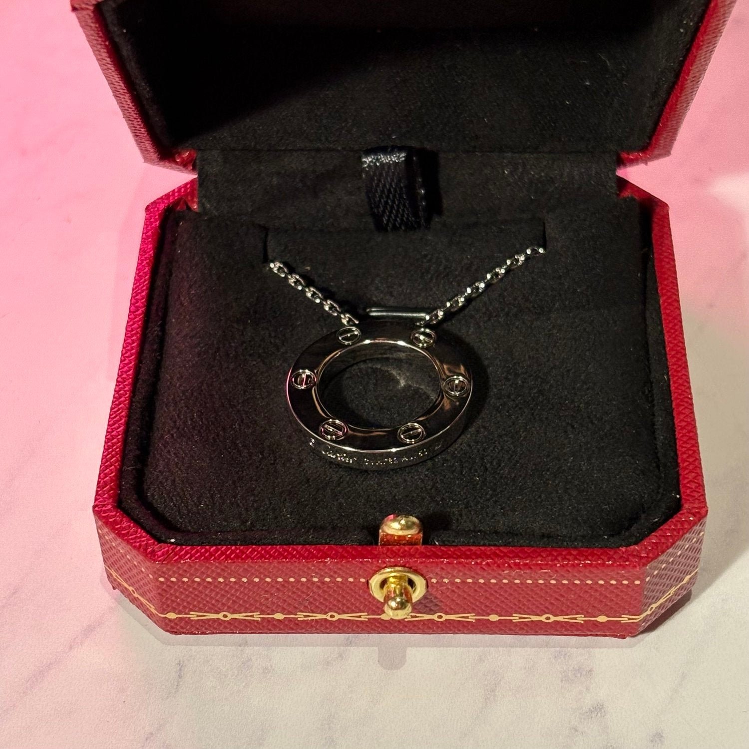 CARTIER LOVE NECKLACES (3 COLOURS) - Image 3