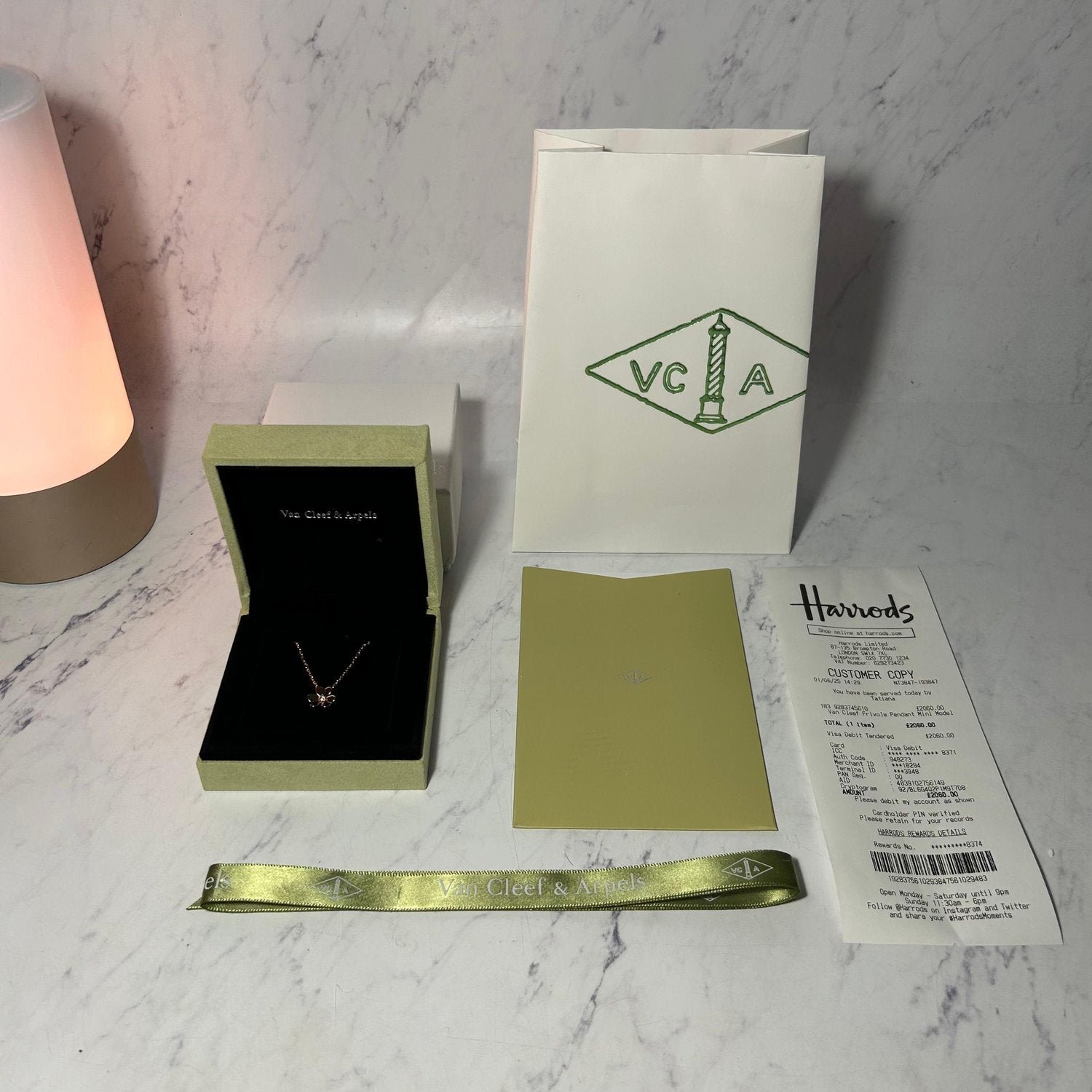 VAN CLEEF FRIVOLE NECKLACE (2 COLOURS)