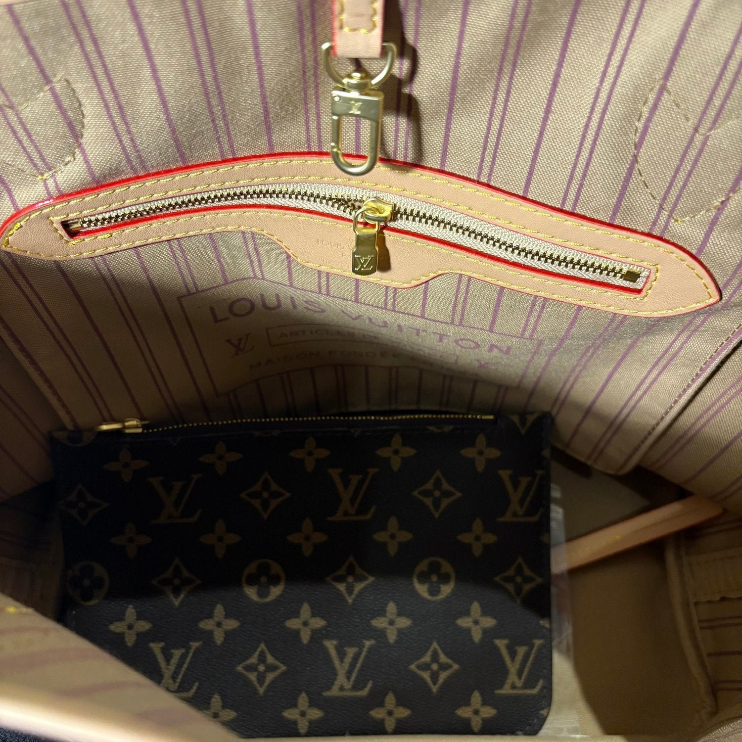 LV TOTE BAG BROWN MONORAM - Image 2