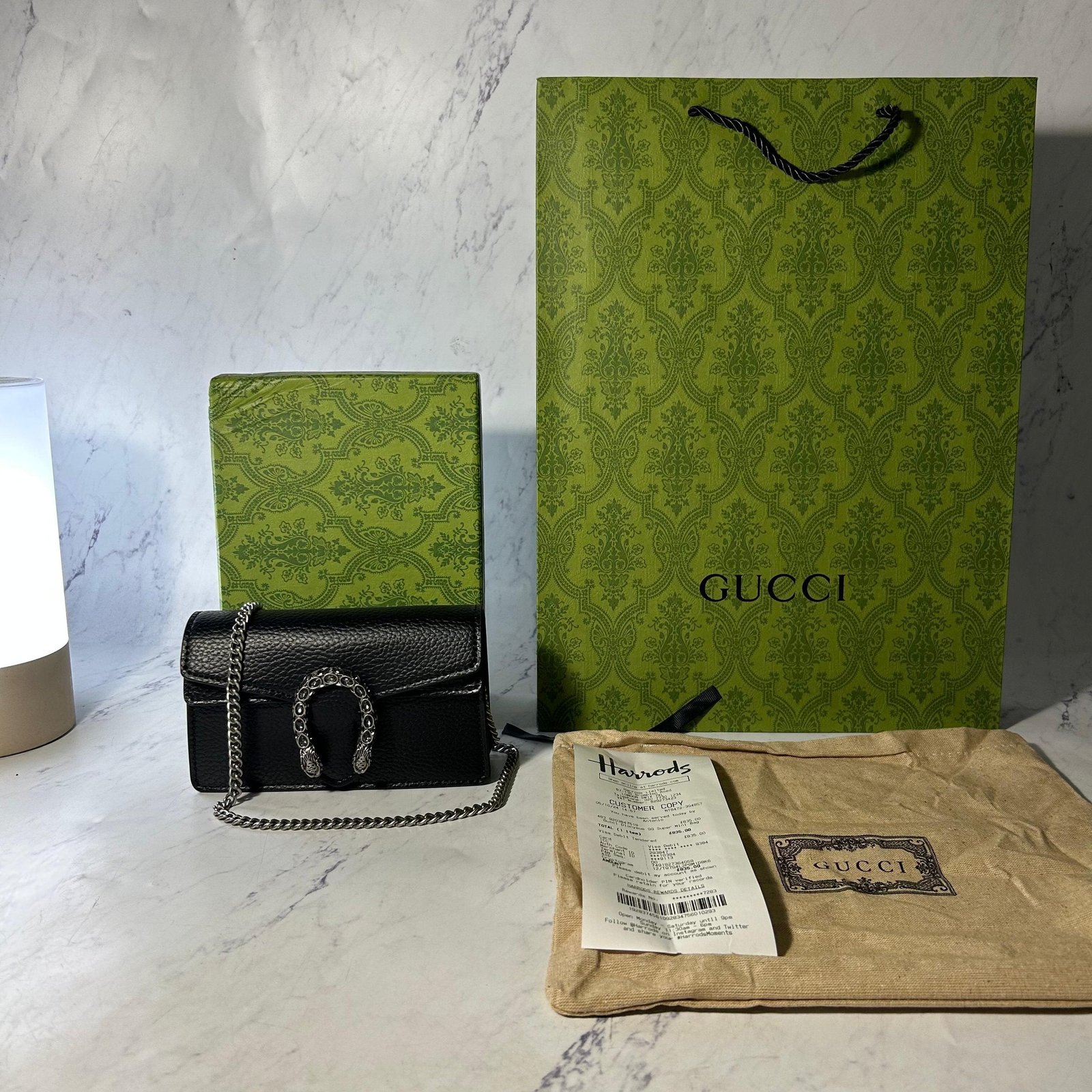 GUCCI HANDBAG DIONYSUS MINI BLACK - Image 5