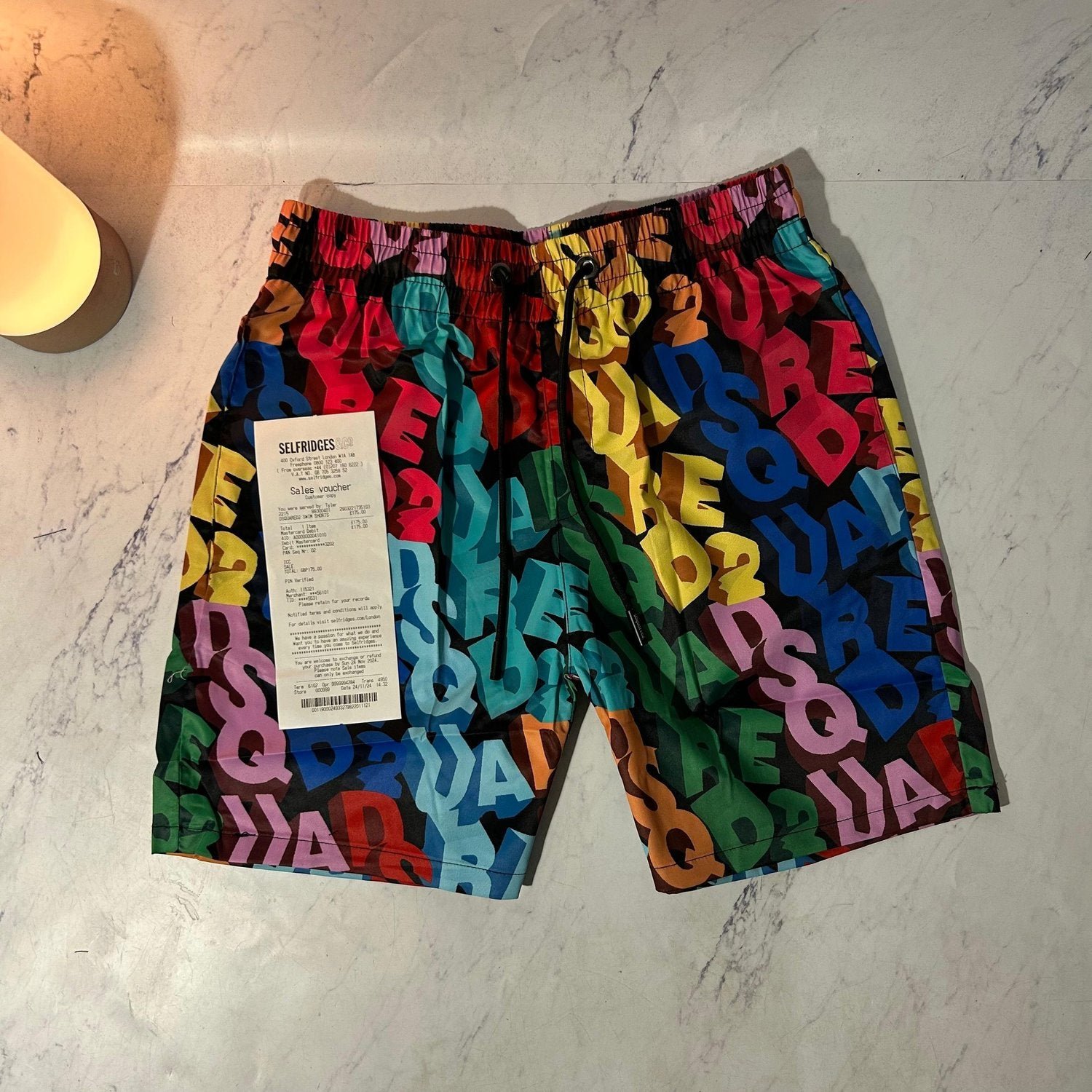 DSQUARED2 SWIM SHORTS (SIZE M-XL)