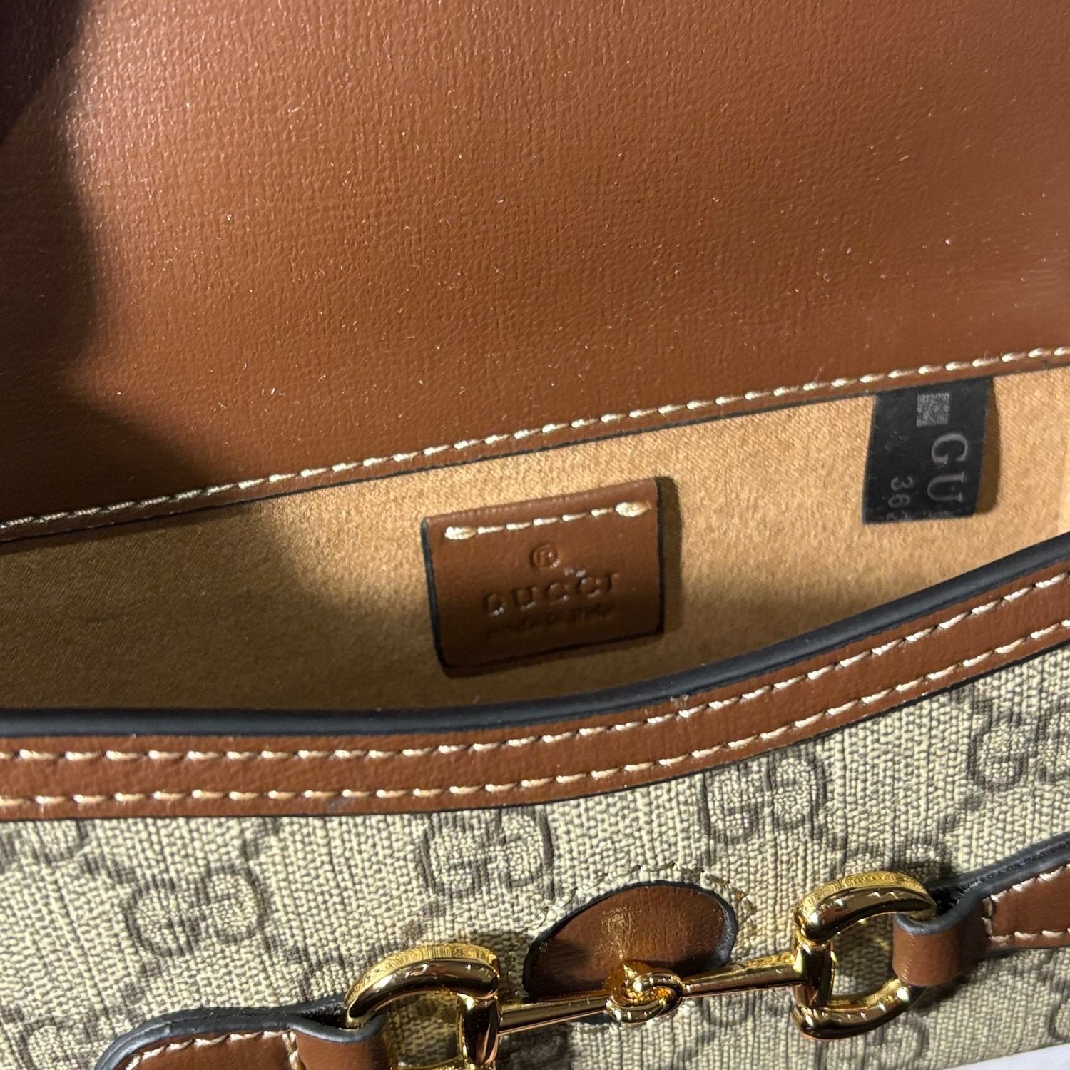 GUCCI HANDBAG HORSEBIT 1955 - Image 5