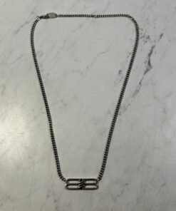 Alternative view of BALENCIAGA BB ICON GOURMETTE NECKLACE