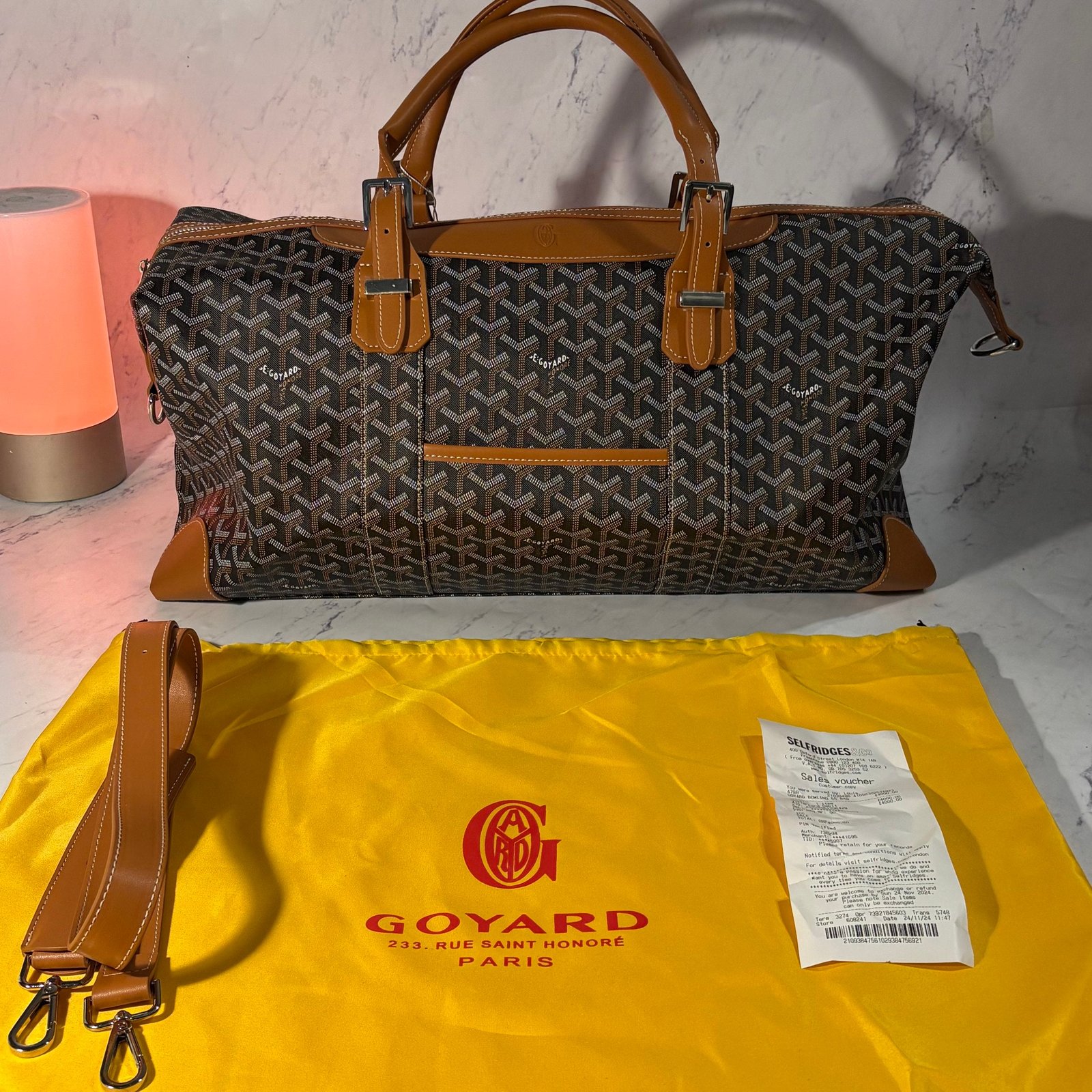 GOYARD BOWLING 55 DUFFLE BAG (4 COLOURS) - Image 26
