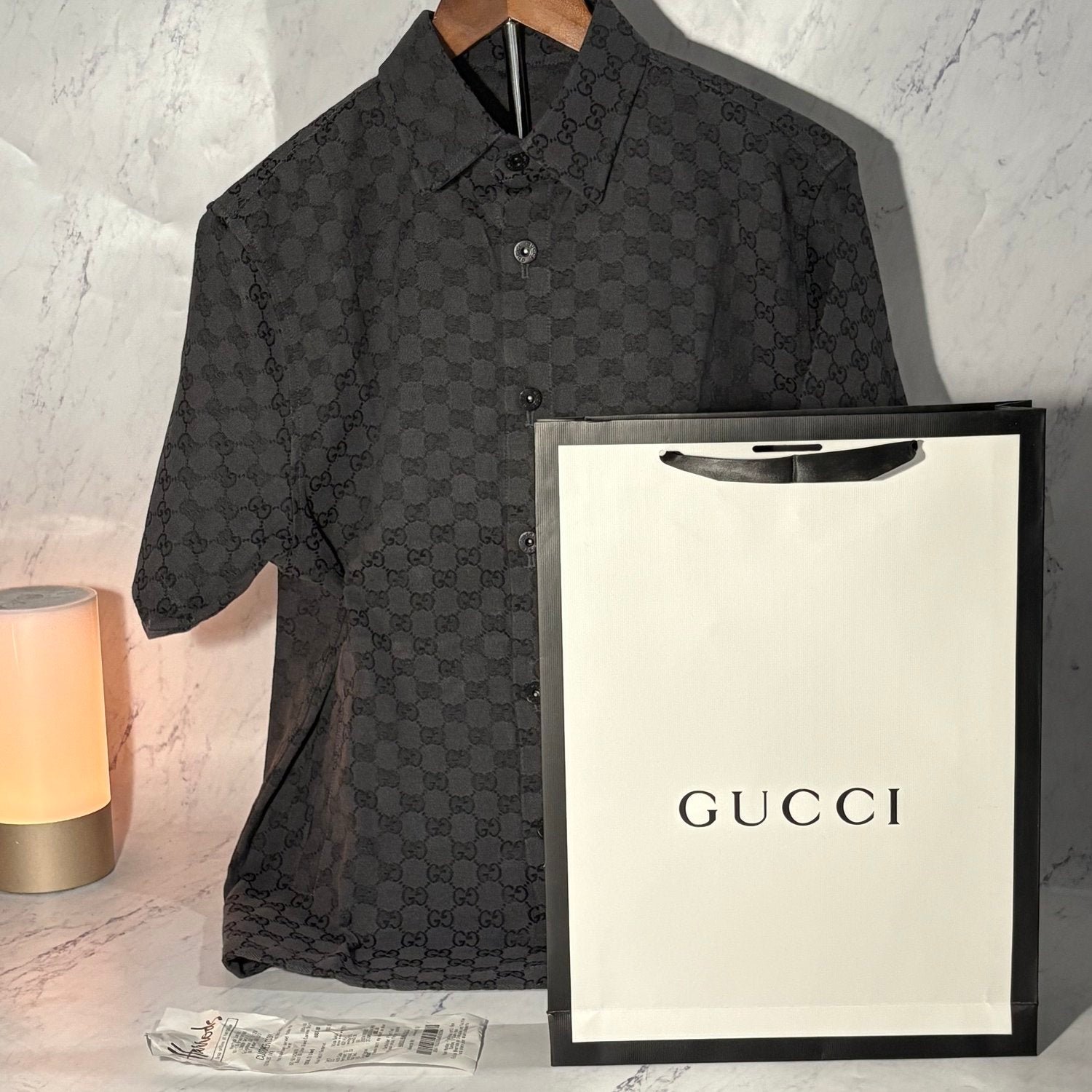 GUCCI SHIRT GG CANVAS (SIZE XS-L)