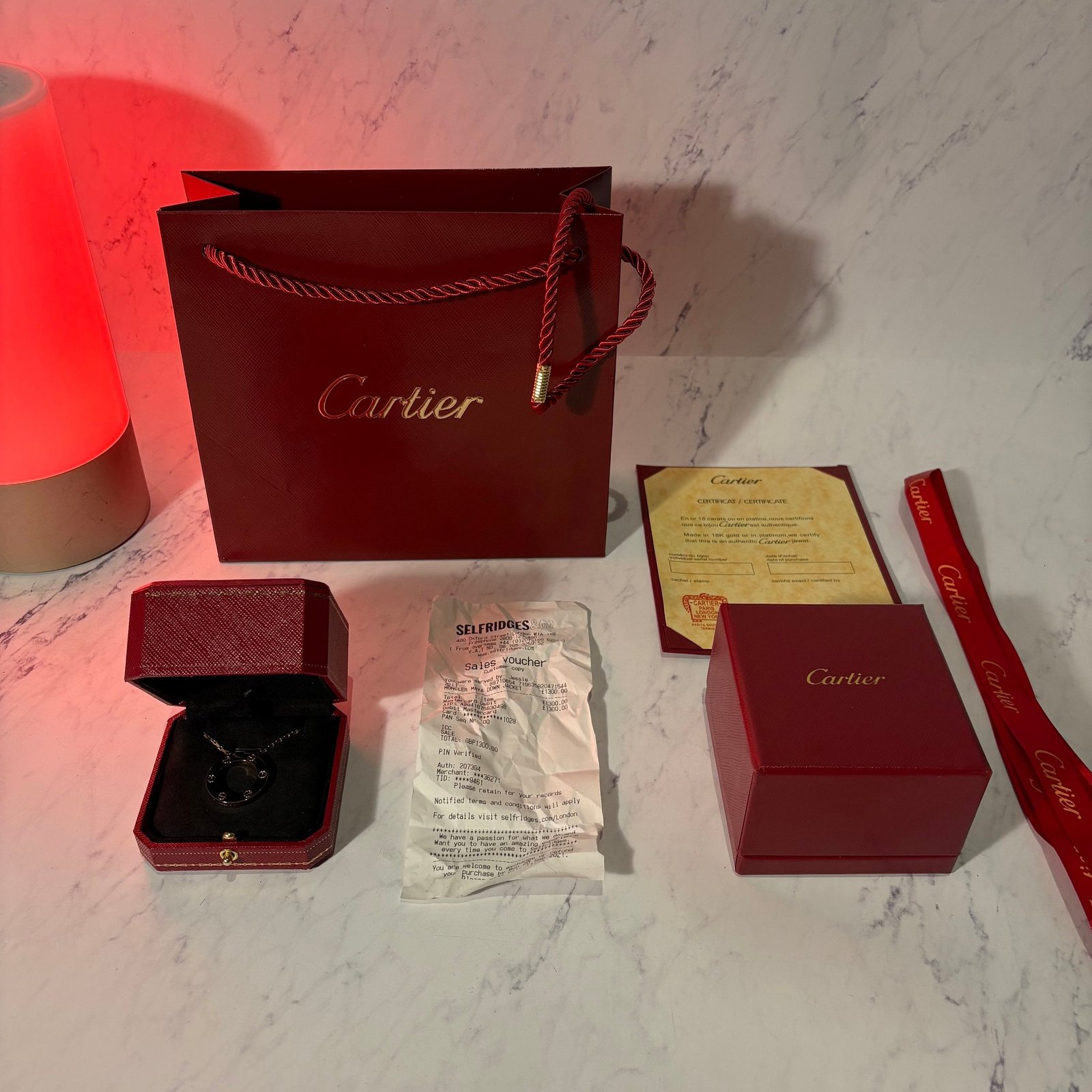 CARTIER LOVE NECKLACES (3 COLOURS) - Image 8