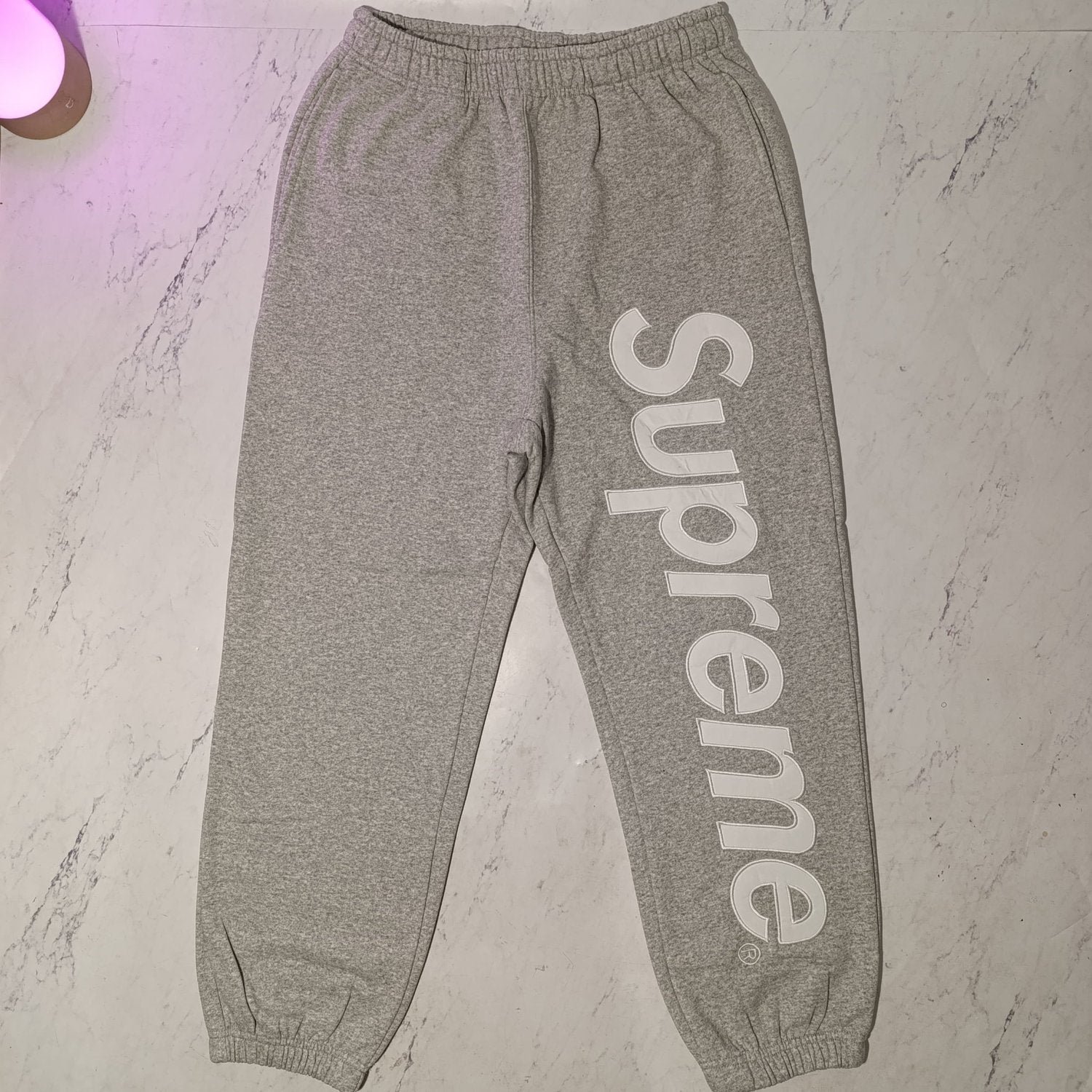 SUPREME SATIN APPLIQUE JOGGERS (SIZE S-XL) - Image 2