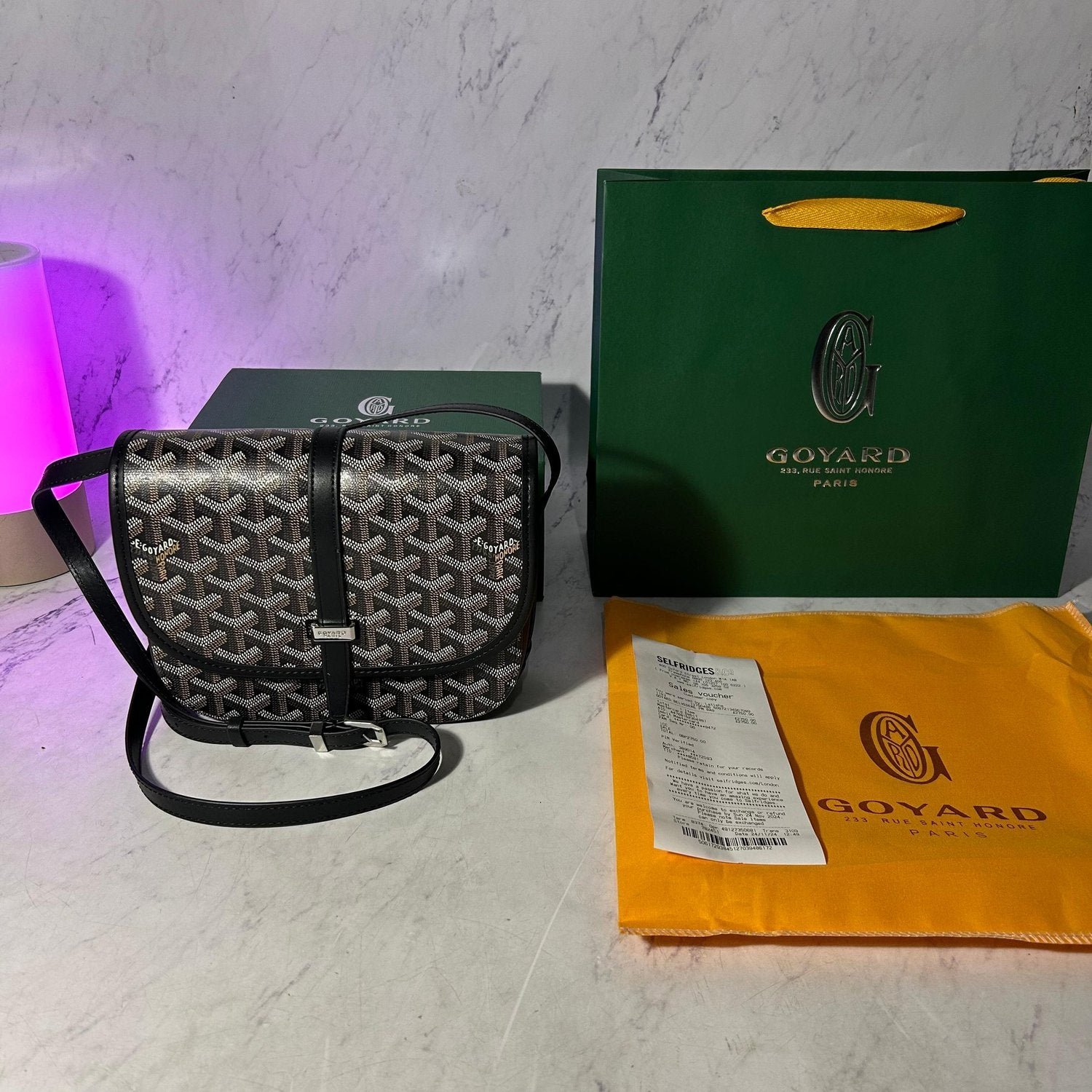 GOYARD BELVEDERE BAGS (6 COLOURS)