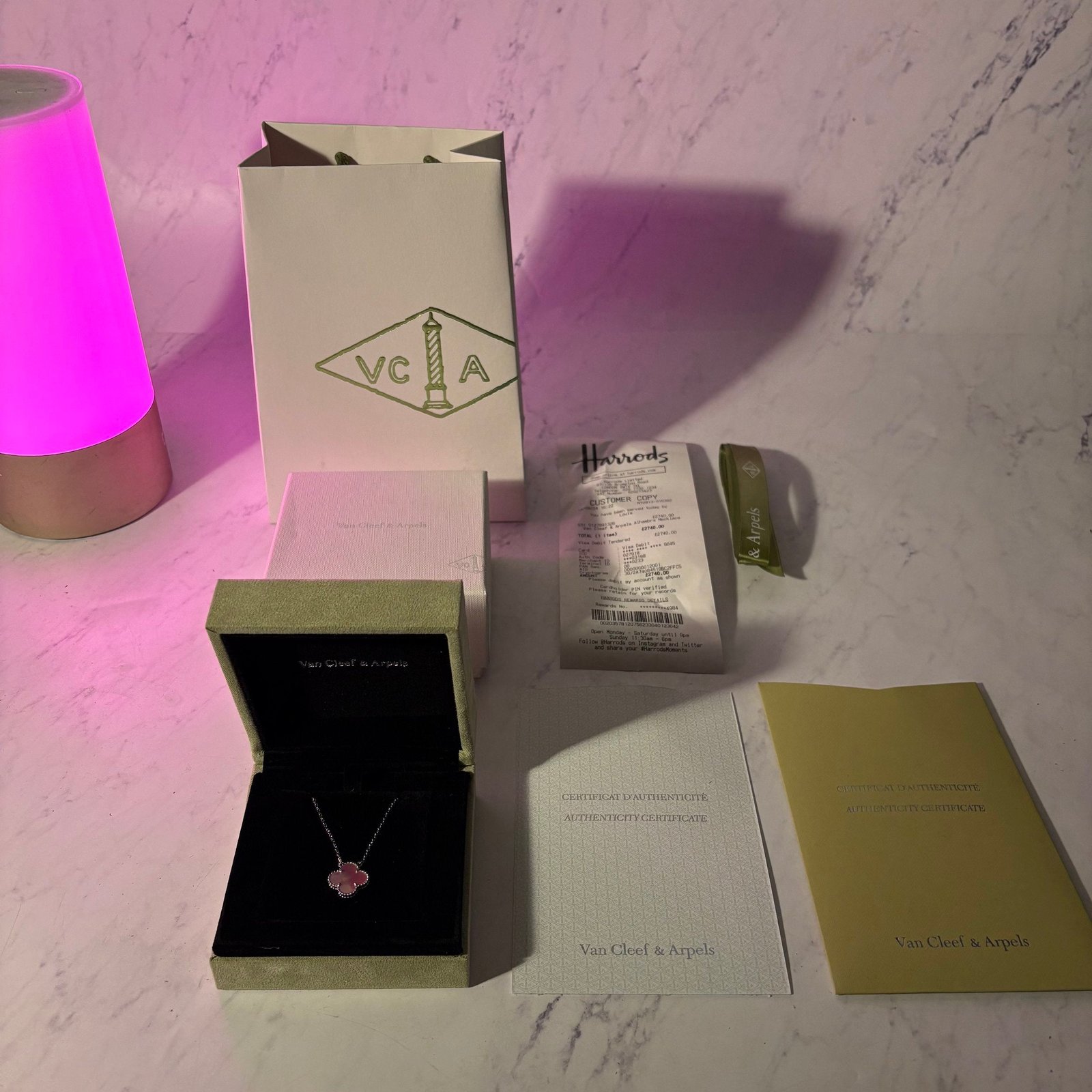 VAN CLEEF ALHAMBRA NECKLACES (8 COLOURS) - Image 23