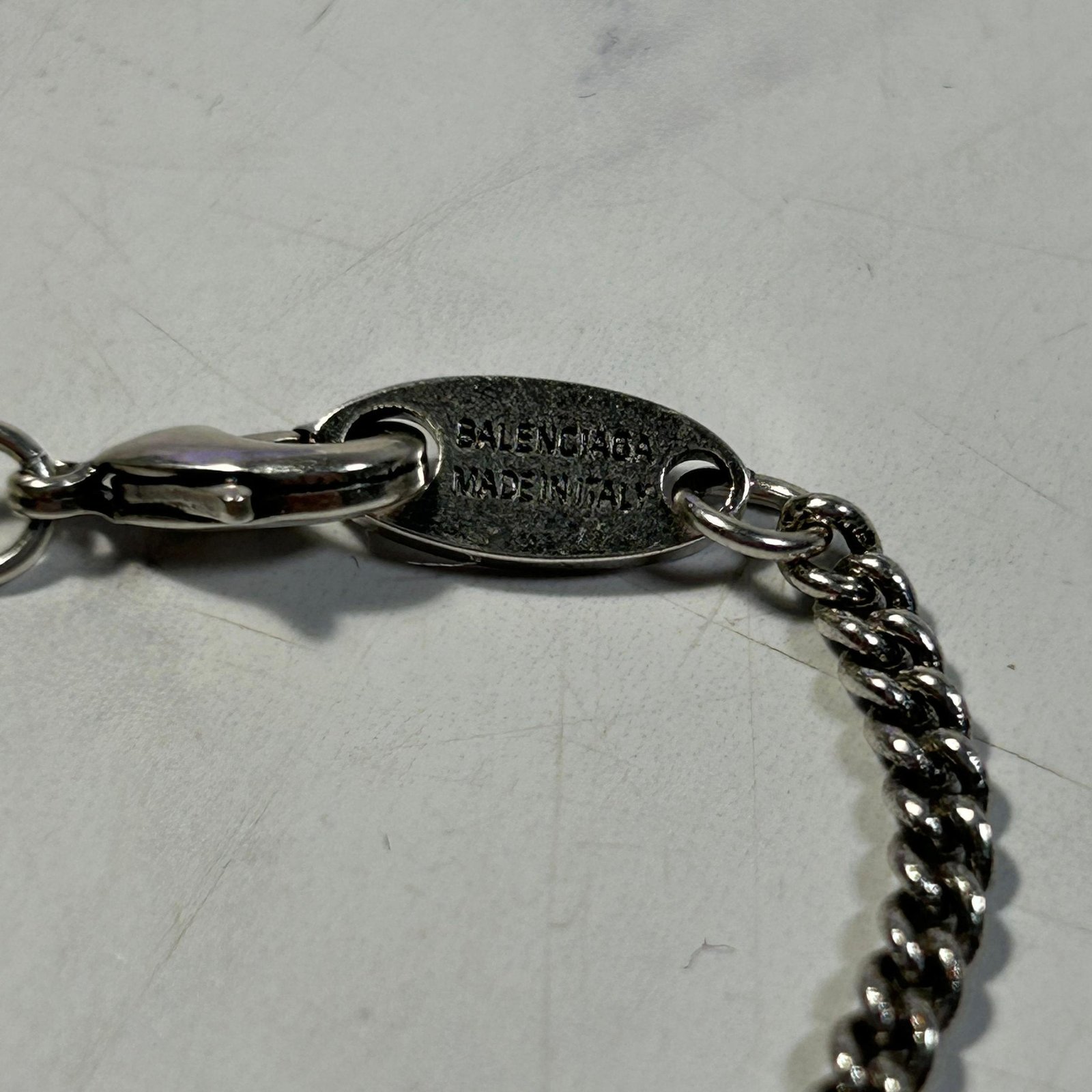 BALENCIAGA BB ICON GOURMETTE NECKLACE - Image 7