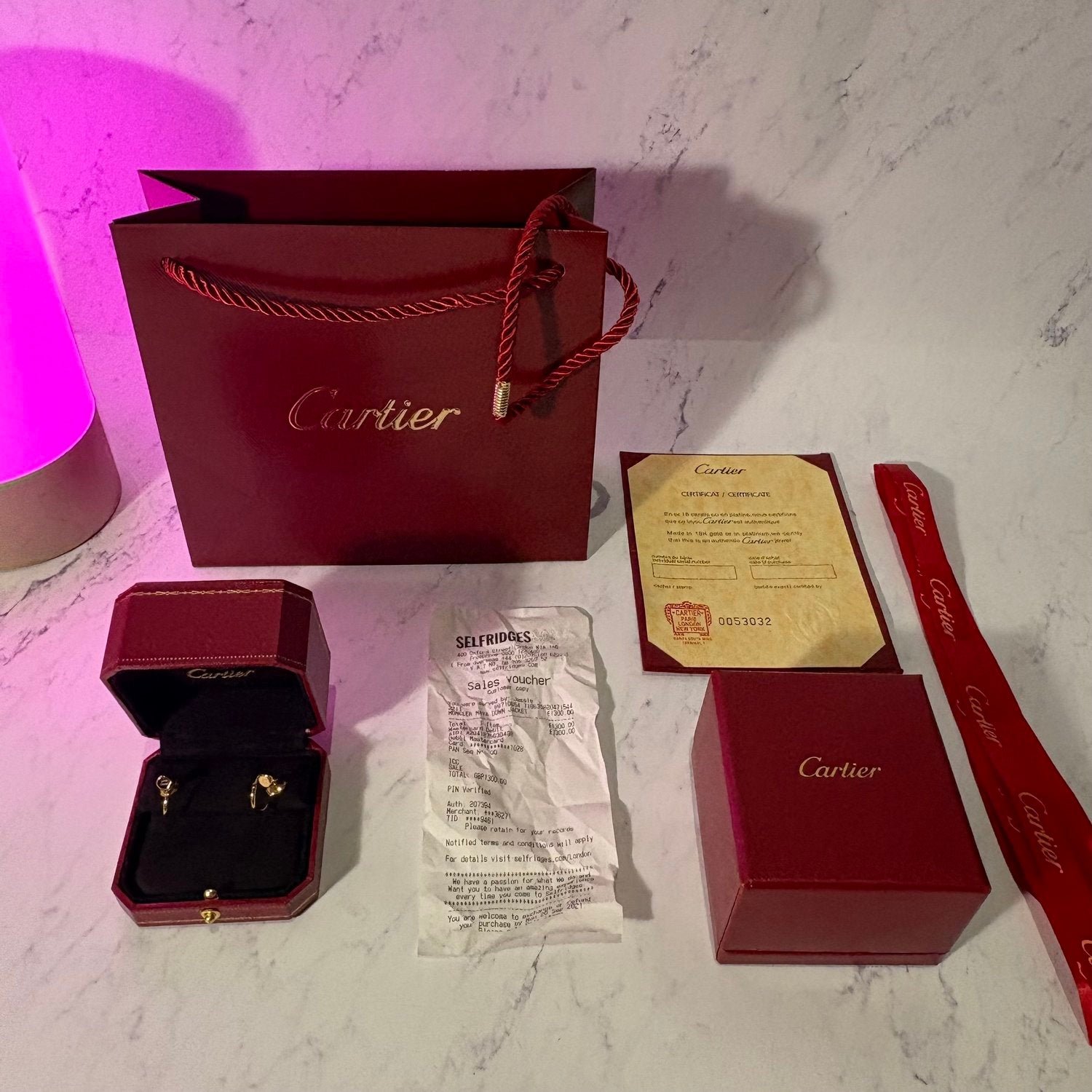 CARTIER JUSTE UN CLOU EARRINGS (3 COLOURS) - Image 7