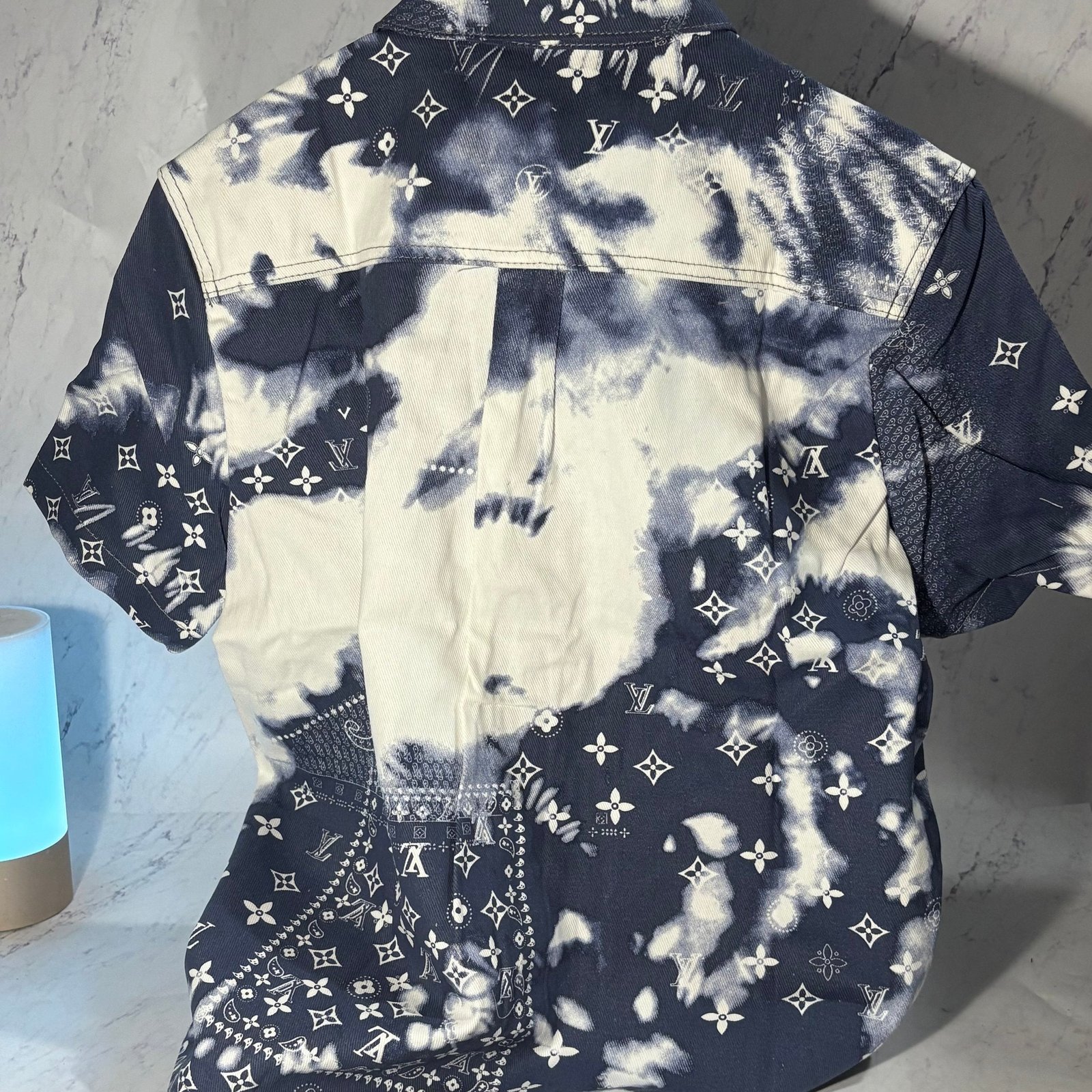 LV DENIM BANDANA SHIRT (SIZE S-XL) - Image 7